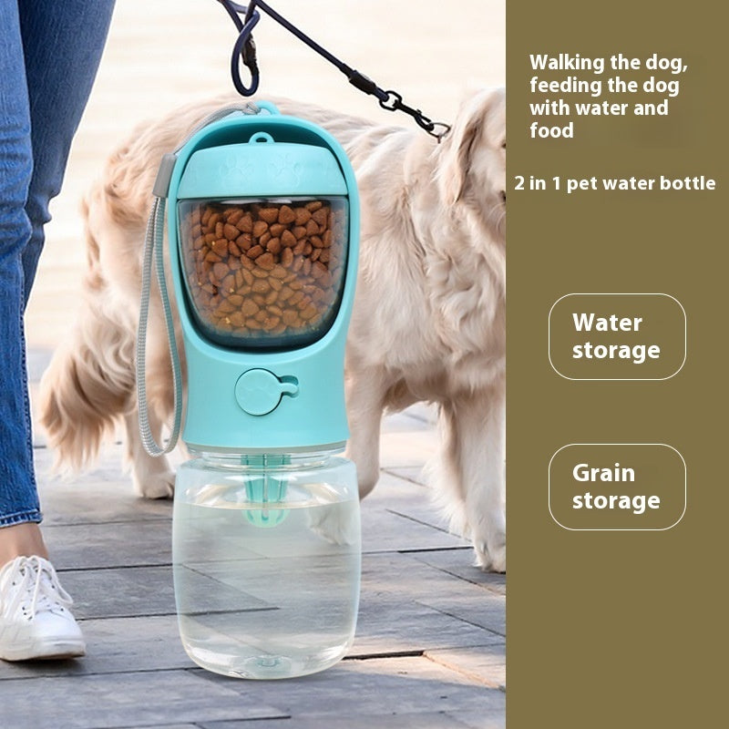 Dual-use Dog Outing Drinking Cup Two-in-one Portable