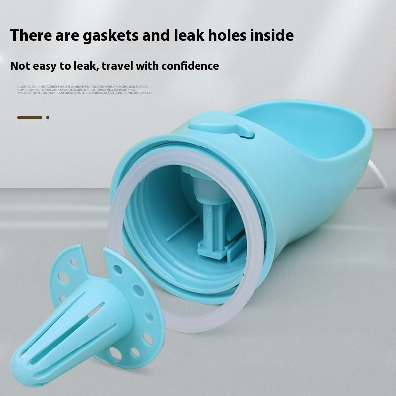 Dual-use Dog Outing Drinking Cup Two-in-one Portable